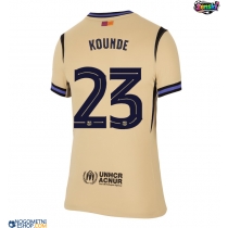 Ženski Nogometni dresi Barcelona Jules Kounde #23 Gostujoči 2025-26 Kratek Rokav